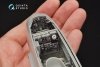 Quinta Studio QD32063 Bf 110C/D 3D-Printed & coloured Interior on decal paper (for Dragon kit) 1/32